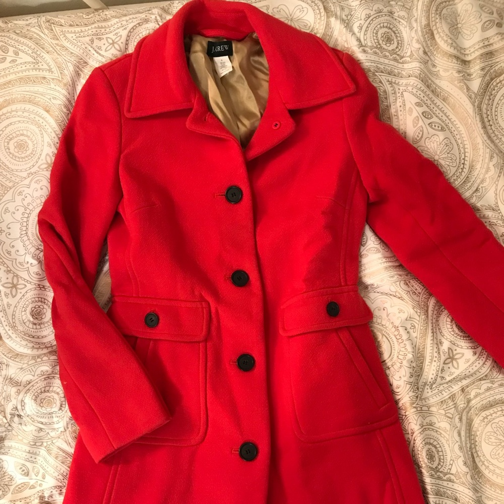 J. Crew Knee Length Pea Coat